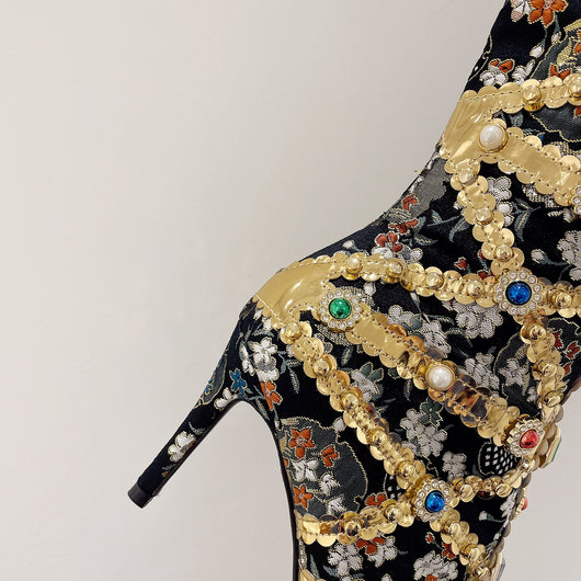 Tacones Stiletto con Cristales Brillantes - Zapatos de Tacón Alto para Mujer - Image 14
