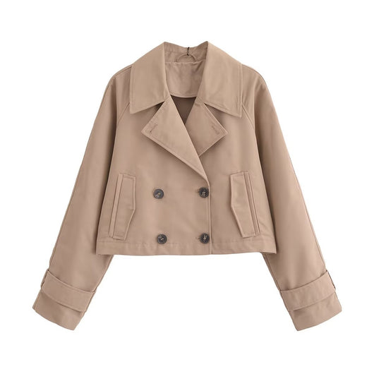 Gabardina Francesa Elegante para Mujer - Abrigo de Manga Larga Estilo Europeo - Image 4