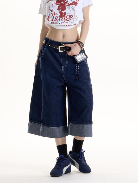Jeans Retro Hot Girl con Efecto Plisado - Image 8