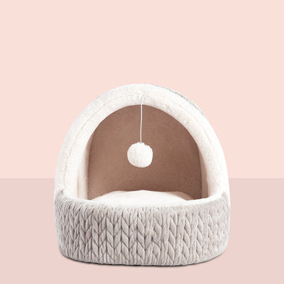 Cama Felina Cubierta Four Seasons - Casa Térmica para Gatos y Perros Pequeños - Image 4