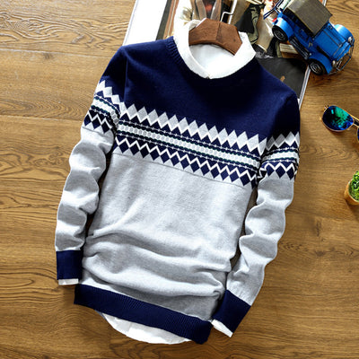 Suéter Cuello Redondo Otoño Invierno - Pullover Cómodo y Versátil - Image 13