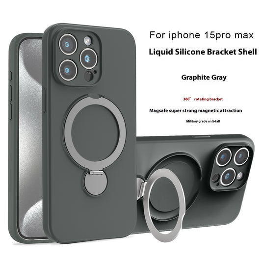 Funda Magnética de Silicona Líquida con Soporte - Protección Anti-caídas - Image 7