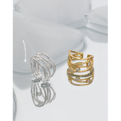 Anillo de Plata Esterlina 925 con Circón Diseño Exclusivo para Mujer - Image 6