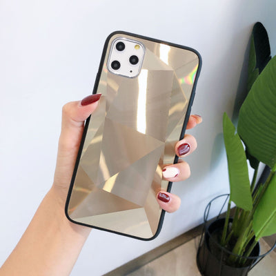 Funda Celular de Patrón Diamante Geométrico en Gel - Image 9