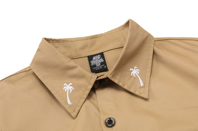 Camisa de Trabajo Talla Grande Suelta con Bordado - Image 21