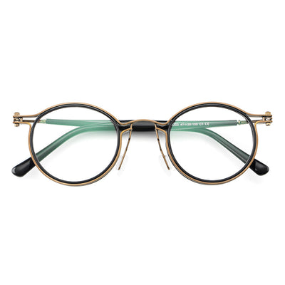 Gafas Retro Versátiles con Montura de Metal TR - Image 5