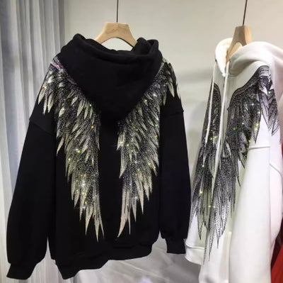 Abrigo Sudadera Acolchado de Lujo con Bordado Pesado y Detalles Brillantes - Image 9