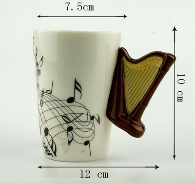 Taza de Cerámica Diseño Violín para Café, Té y Bebidas - Regalo Musical Perfecto - Image 19