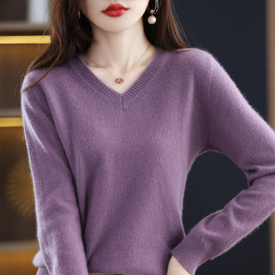 Suéter de Cachemira Suelto Versátil - Prenda Exterior Tejida para Mujer - Image 20