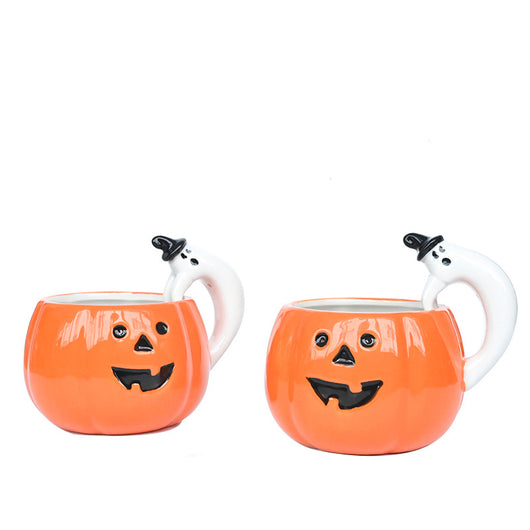 Taza de Cerámica Halloween con Fantasma Caricatura - Taza Decorativa para Bebidas - Image 5