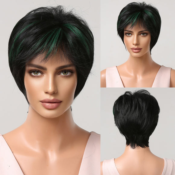Corte Corto Rizado y Ondulado para Rostro Redondo - Estilo Moderno