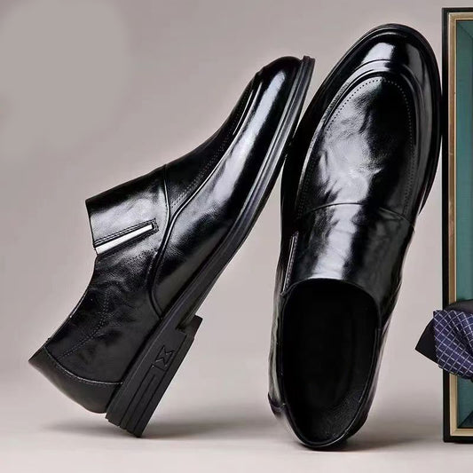 Zapatos de Cuero Suave para Novio - Mocasines Elegantes Punta Fina Suela Flexible - Image 2