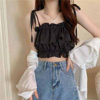 Top Fruncido Hot Girl con Tirantes Ajustables - Image 23