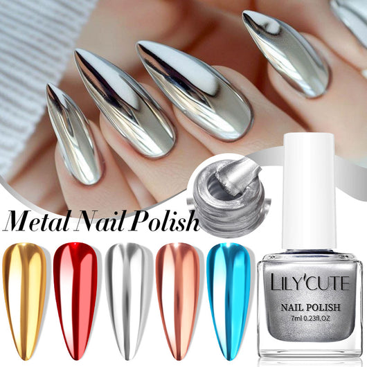 Esmalte de Uñas Espejo Metalizado Secado Rápido sin Horno - Image 2
