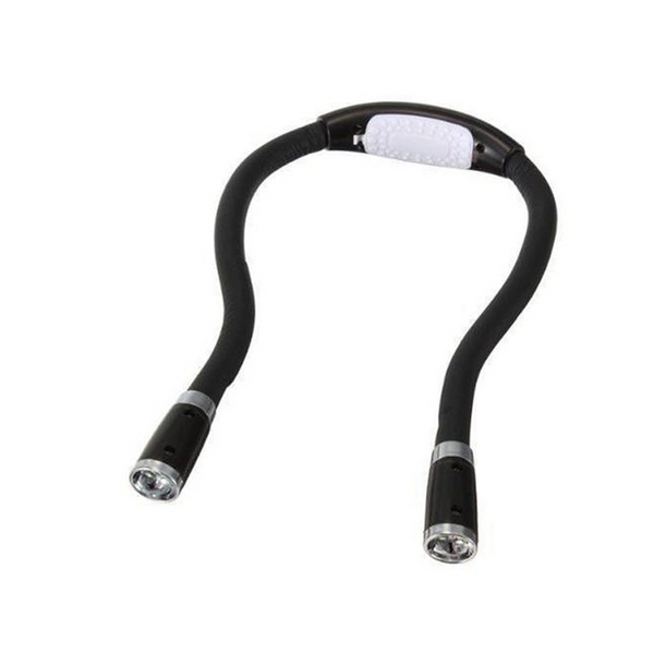 Lámpara LED Frontal Portátil para Lectura - Luz Ajustable con Cuelga Cuello - Image 7