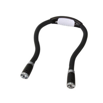 Lámpara LED Frontal Portátil para Lectura - Luz Ajustable con Cuelga Cuello - Image 7