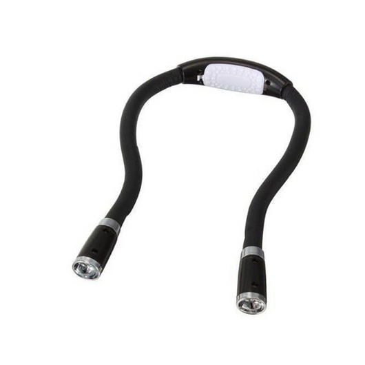 Lámpara LED Frontal Portátil para Lectura - Luz Ajustable con Cuelga Cuello - Image 7