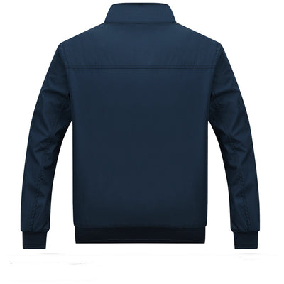 Chaqueta Casual de Hombre Cuello de Pie Primavera Otoño - Image 12