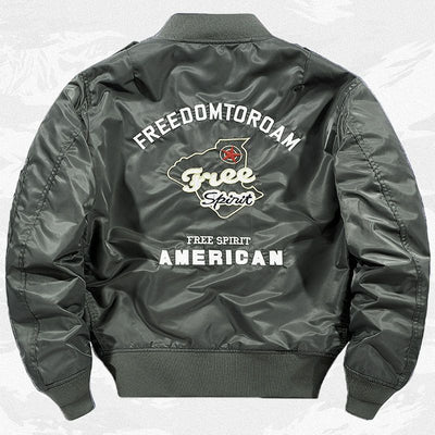 Chaqueta Beisbolera Hombre Bordada Fit Relajado - Image 4