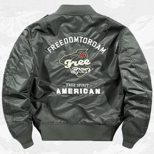 Chaqueta Beisbolera Hombre Bordada Fit Relajado - Image 4