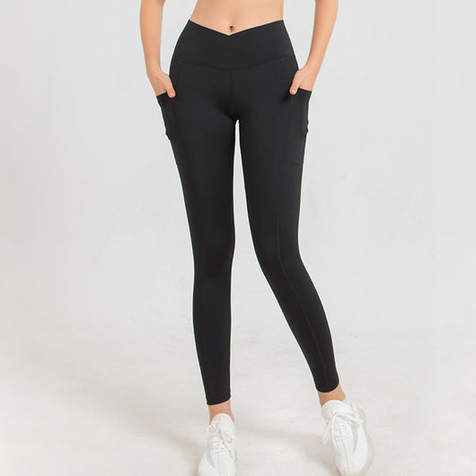 Pantalones Yoga Cintura V Ajustados para Mujer - Image 10