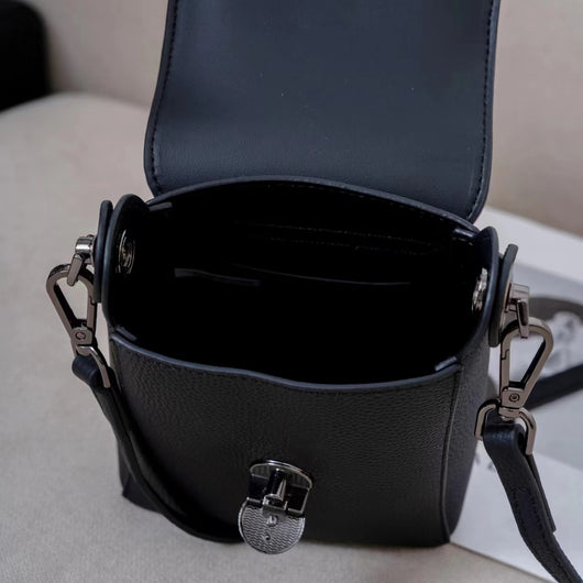 Bolso Bandolera de Cuero Genuino Estilo Coreano Multiuso - Image 16