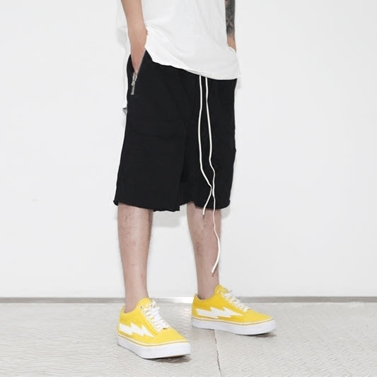 Shorts Casuales Holgados para Hombre - Estilo Urbano Versátil