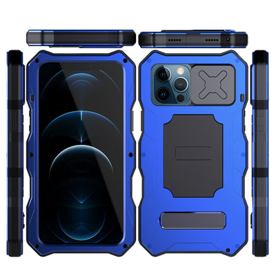 Funda Protectora 3 en 1 con Espejo y Soporte Metálico para iPhone - Image 5