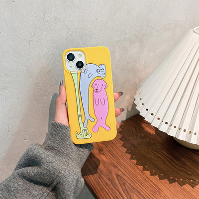 Funda Protectora Antigolpes con Diseño Perrito Salchicha