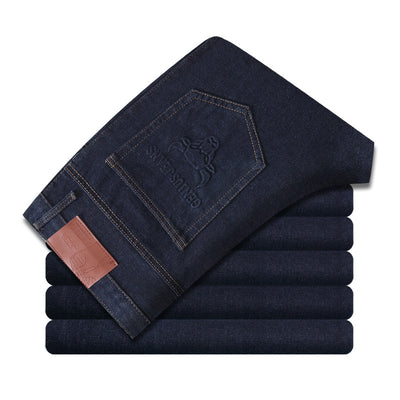 Pantalones de Trabajo Vaqueros de Algodón Resistentes sin Elasticidad - Image 13