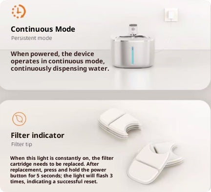 Fuente de Agua Inteligente para Mascotas con Circulación Continua - Image 3
