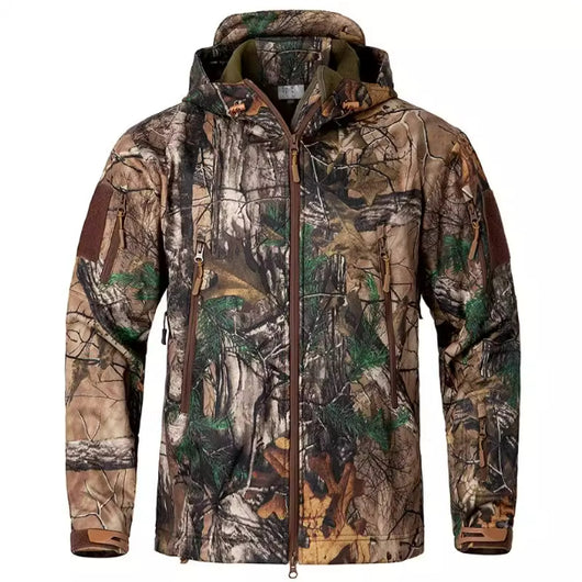 Chaqueta Táctica Impermeable Camuflaje Silencioso para Hombre - Image 4