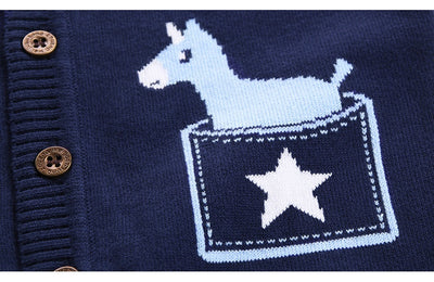 Suéter Infantil Escote V Diseño Cartoon para Otoño - Image 13