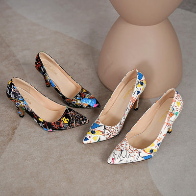 Tacones Altos Puntiagudos Casuales para Mujer - Image 7