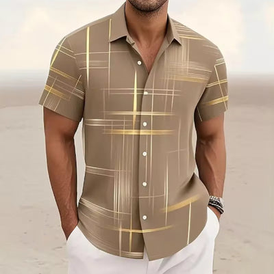 Camisa Casual de Botones para Hombre - Perfecta para Viajes y Aventuras - Image 8