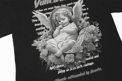 Playera Estampada de Manga Corta Little Angel para Hombre - Image 14