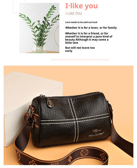 Bolso de Cuero Genuino para Mujer con Costuras Artesanales - Image 10