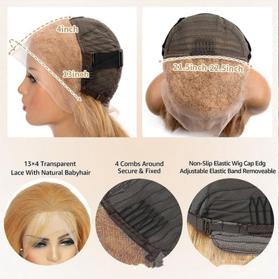Peluca Frontal de Encaje Cabello Natural 13x4 - Cabello Humano 100% - Image 4