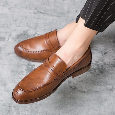 Zapatos de Cuero Casual para Hombre - Estilo Empresarial - Image 5