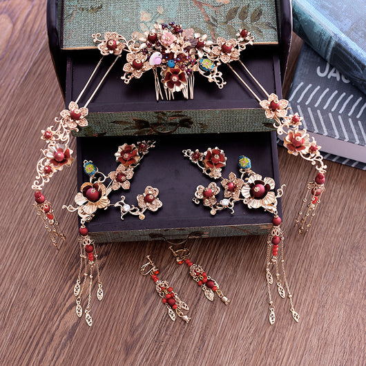 Tocado Nupcial Elegante Estilo Antiguo para Bodas - Image 6