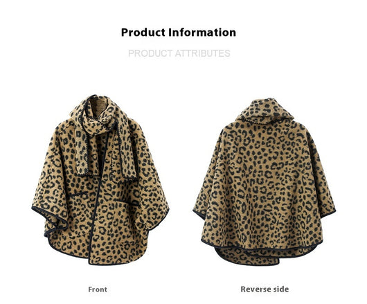 Pashmina Estampado Leopardo Versátil 2 en 1 - Image 7