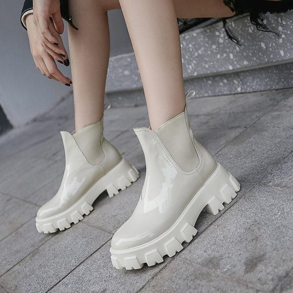 Botas Plataforma Casual de Suela Gruesa