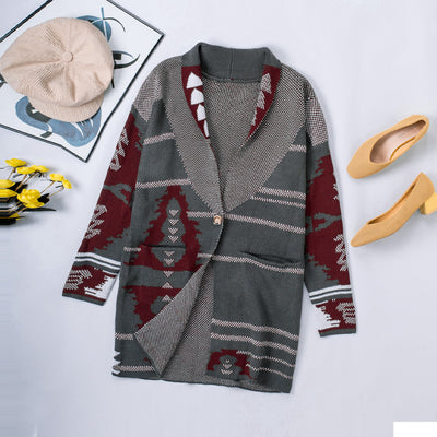 Cardigan de Cashmere con Botones Estampados para Mujer - Image 10