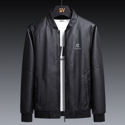 Chaqueta Slim Fit Cuello Mao Versátil