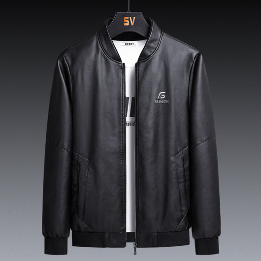 Chaqueta Slim Fit Cuello Mao Versátil