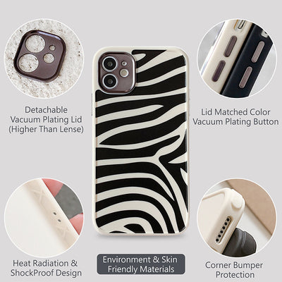 Funda de Celular con Patrón Zebra y Protección Contra Caídas - Image 4