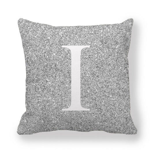 Funda de Almohada Gris con Letras Encriptadas - Tela Melocotón Premium - Image 34