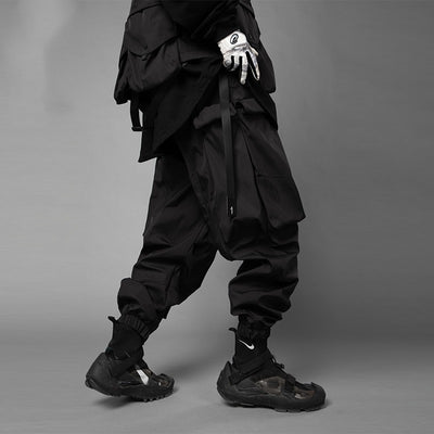 Pantalones Cargo Funcionales Holgados con Bolsillos Grandes para Hombre - Image 4