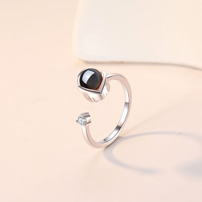 Anillos de Pareja con Proyección Personalizada para Él y Ella - Image 11