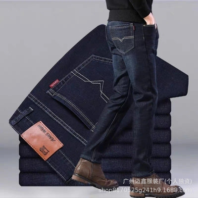 Jeans Hombre Corte Recto Cintura Media Holgado - Image 17